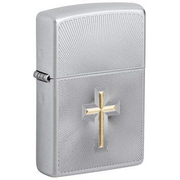 Зажигалка Zippo 205 Cross Design Серебристая 48581 V77550474 фото