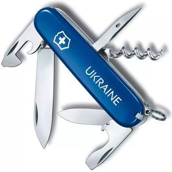 Швейцарський ніж Victorinox Spartan Ukraine Ukraine (1.3603.2_T0140u) V77553051 фото