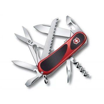 Швейцарський ніж Victorinox EvoGrip S17 Червоний із чорним (2.3913.SC) V77553615 фото