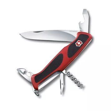 Швейцарський ніж Victorinox RangerGrip 68 Червоний із чорним (0.9553.C) V77553715 фото