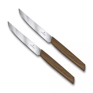 Набор кухонных ножей для стейка Victorinox Swiss Modern Steak Set 12 см 2 шт (6.9000.12G) V77551896 фото