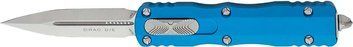 Ніж Microtech Dirac Double Edge Satin Blue 225-4BL 14090653 фото