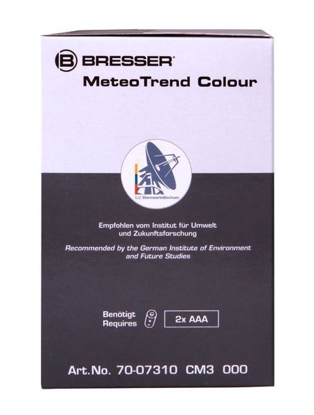 Метеостанція Bresser MeteoTrend Colour Black 7007310CM3000 фото