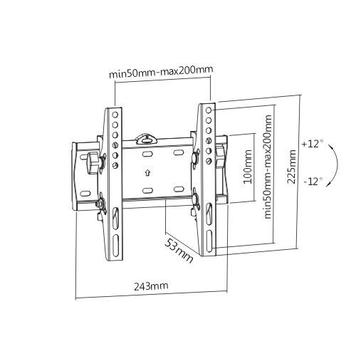 Настенный кронштейн Gembird WM-42T-02 WM-42T-02 1605999 фото