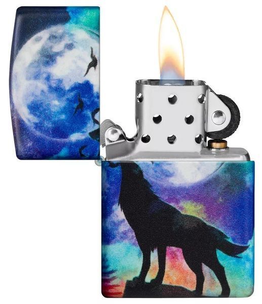 Зажигалка Zippo Wolf Design бензиновая 49683 V77550807 фото