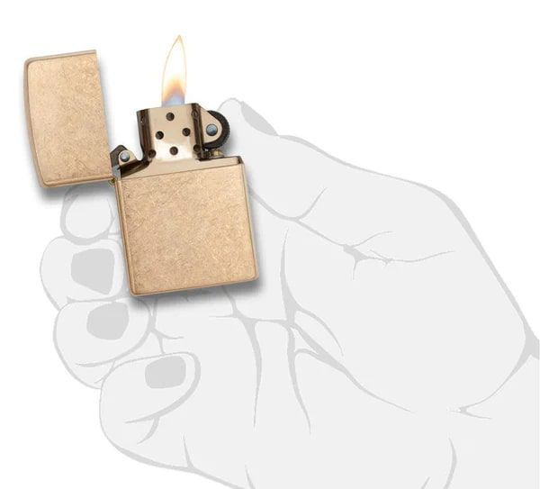 Зажигалка Zippo Armor&trade; Tumbled Brass 28496 V77553856 фото