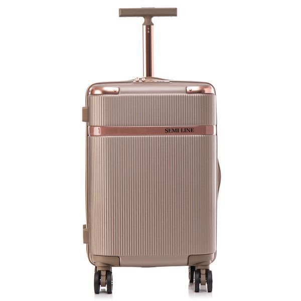 Чемодан Semi Line 20" (S) Champagne (T5668-2) DAS302658 фото
