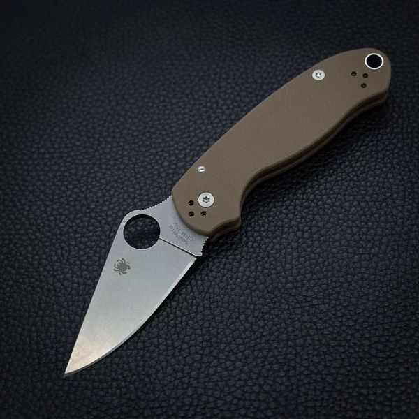 Нож Spyderco Para 3 Sprint Run CPM-15V G-10 Brown C223GPBN15V 871716 фото
