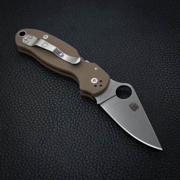 Нож Spyderco Para 3 Sprint Run CPM-15V G-10 Brown C223GPBN15V 871716 фото