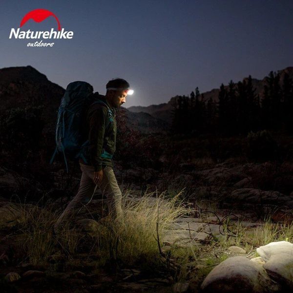 Фонарь налобный Naturehike NH18T001-A, Оранжевый 92076 фото