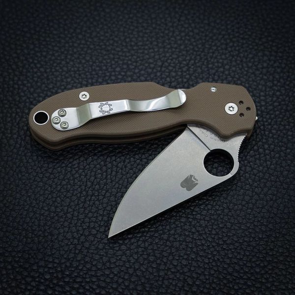 Нож Spyderco Para 3 Sprint Run CPM-15V G-10 Brown C223GPBN15V 871716 фото