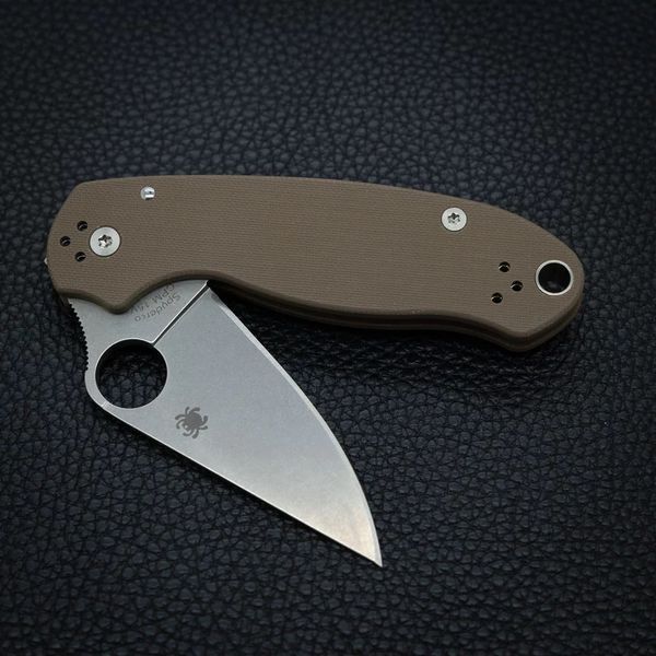 Нож Spyderco Para 3 Sprint Run CPM-15V G-10 Brown C223GPBN15V 871716 фото