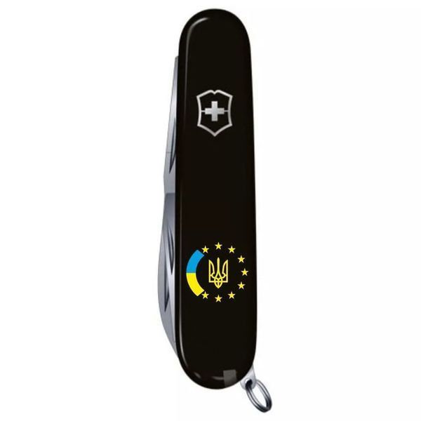 Швейцарський ніж Victorinox Climber Ukraine 91 мм 14 функцій Україна ЄС (1.3703.3_T1130u) V77552908 фото