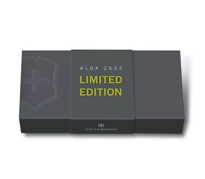 Швейцарський ніж Victorinox Hunter Pro Alox Limited Edition 2023 136мм 4 рельєфний функції Жовтий (0.9415.L23) V77552265 фото