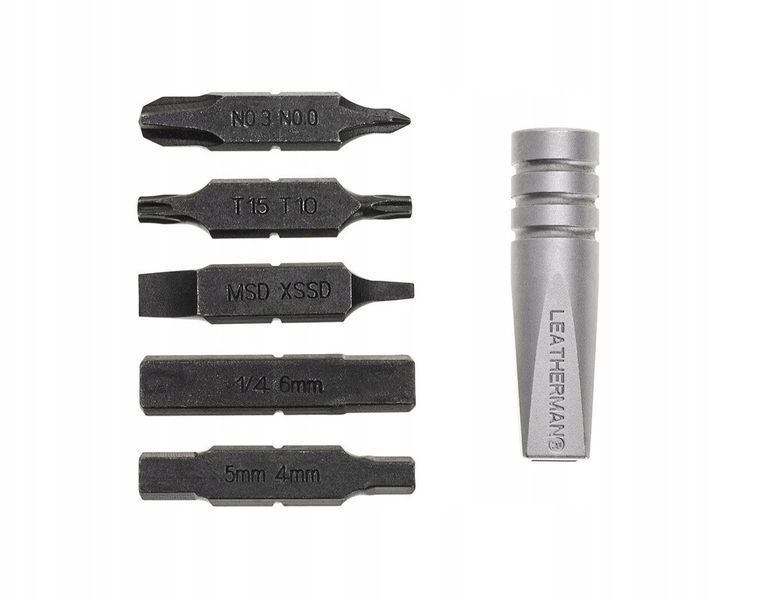 Перехідник-бітотримач Leatherman на хрестову викрутку мультитула з бітами, сталевий 931012 4005977 фото
