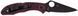 Ніж Spyderco Delica 4 Lightweight BB Micro-Melt PD1 FRN Burgundy C11BGBKP 871696 фото 2