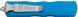 Ніж Microtech Dirac Double Edge Satin Blue 225-4BL 14090653 фото 2