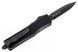 Ніж Microtech Combat Troodon Delta OTF fluted DLC Чорний 142-1CT-DSH 4009454 фото 2