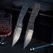 Нож Ocaso Delos Dark Matter Blue Damascus 12IBL 4008993 фото 7