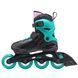 Rollerblade роликові ковзани Fury black-sea green 29-33 29308 фото 3