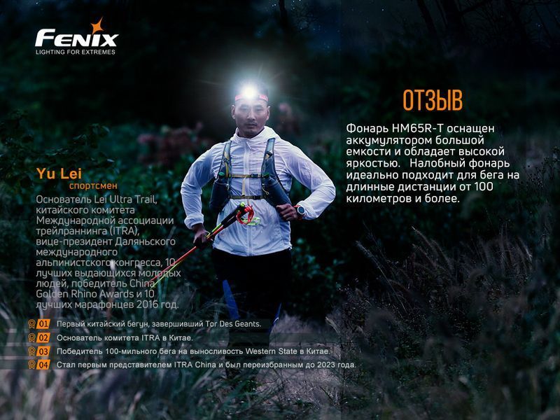 Фонарь налобный Fenix ​​HL18R-T 77596 фото