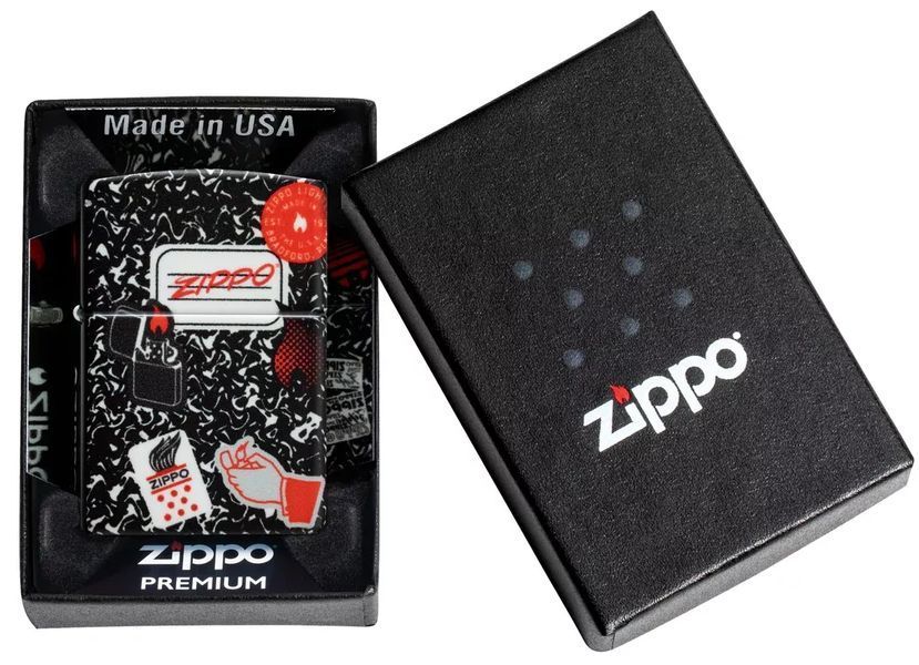 Зажигалка Zippo 46707 Zippo Notebook Design 77890066 фото