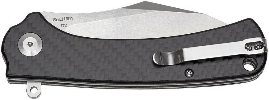 Ніж CJRB Talla CF Black SW D2 Чорний J1901-CF 27980228 фото