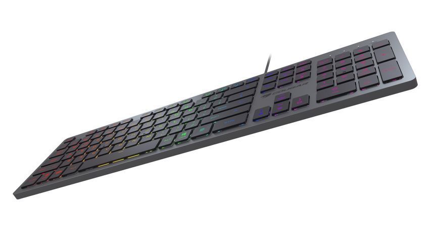Клавіатура ігрова Cougar Vantar AX, з підсвічуванням, чорний колір, USB VANTAR AX Black 1605002 фото