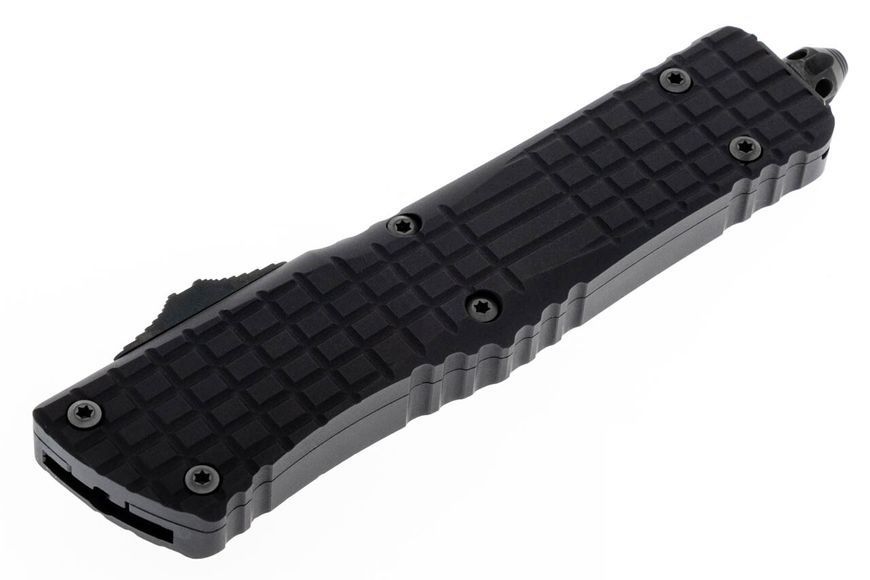 Ніж Microtech Combat Troodon Delta OTF fluted DLC Чорний 142-1CT-DSH 4009454 фото
