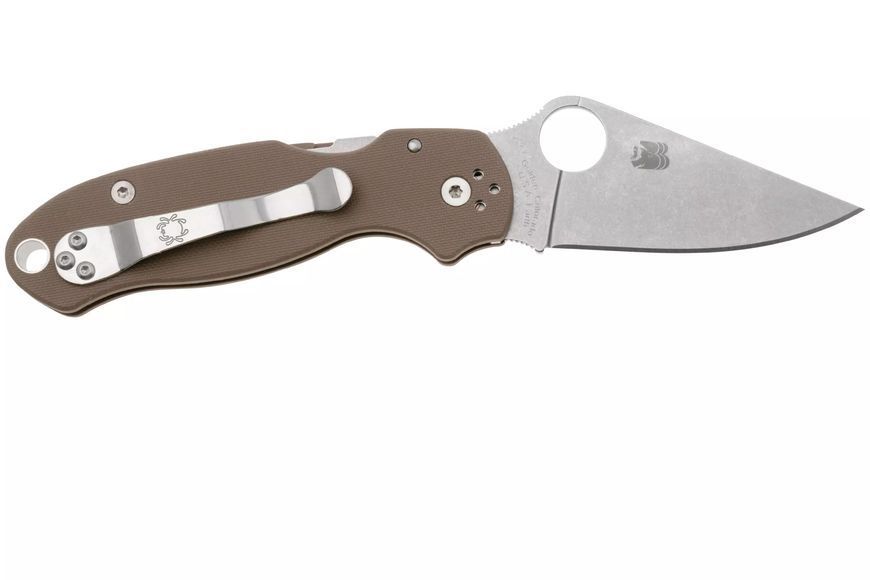 Нож Spyderco Para 3 Sprint Run CPM-15V G-10 Brown C223GPBN15V 871716 фото