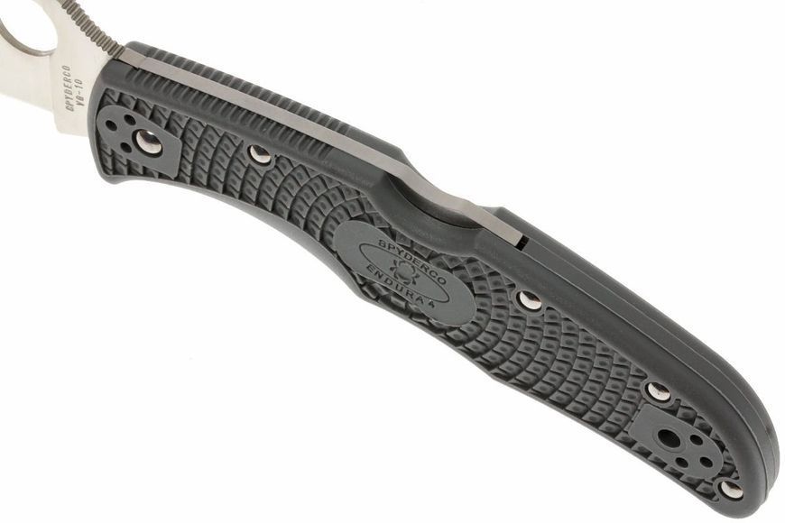 Нож Spyderco Endura 4 Flat Ground Серый C10FPGY 870132 фото