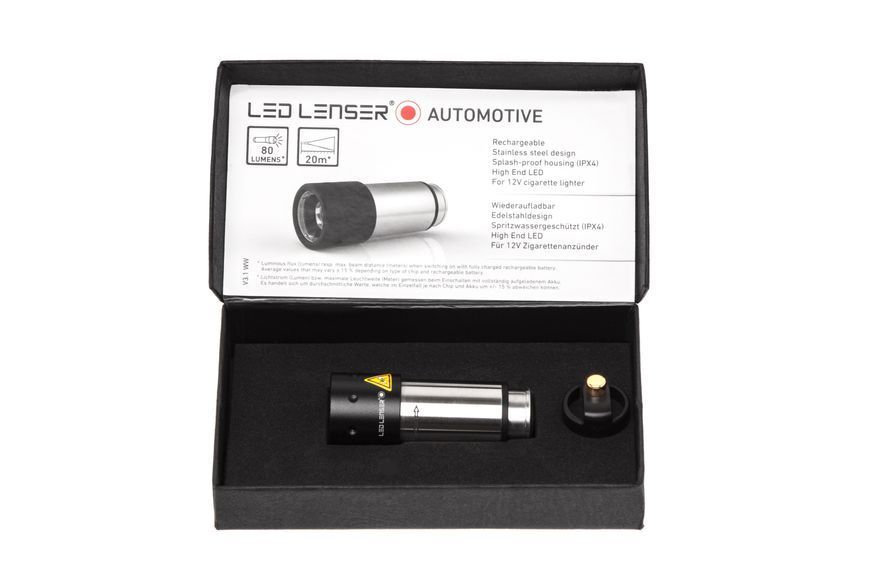 Ліхтар LedLenser Automotive Silver \ Black (заряджаємий) 7311 6006471 фото