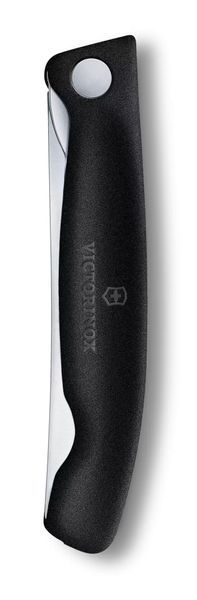 Ніж для пікніка складаний Victorinox Swiss Classic Picnic Серрейтор Чорний 6.7833.F V77554434 фото