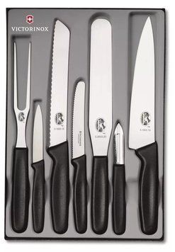 Набор кухонных ножей Victorinox Kitchen Set 7 шт Черный (5.1103.7) V77551889 фото
