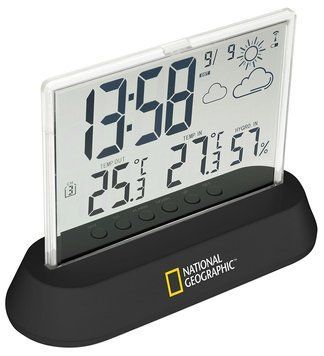 Метеостанция National Geographic Transparent Black 9070300 фото