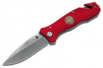 Ніж Boker Magnum Fire Dept G-10 Червоний 01MB366 4001434 фото