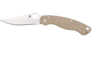 Ніж Spyderco Military 2 CPM Cru-Wear Micarta Brown C36MPCW2 871720 фото