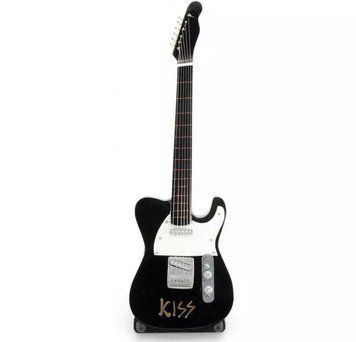 Гитара Kiss миниатюра дерево GUITAR KISS BLACK 24 см (DN29853) V77550276 фото
