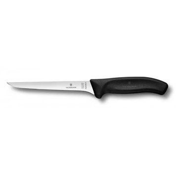 Кухонный нож Victorinox Swiss Classic обвалочный гибкий 150 мм Черный (6.8413.15) V77551491 фото
