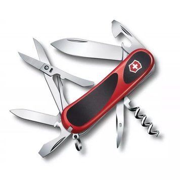 Швейцарский нож Victorinox EvoGrip 14 Красный с черным (2.3903.C) V77553610 фото