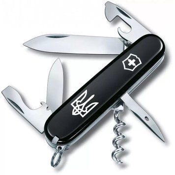 Швейцарський ніж Victorinox Spartan Ukraine 91 мм 12 Тризуб білий (1.3603.3_T0010u) V77553007 фото