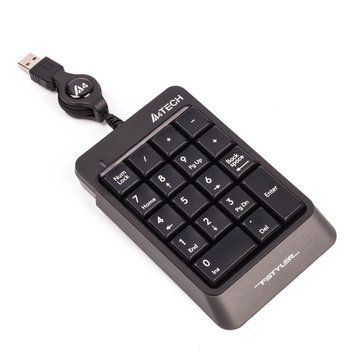Клавиатура цифровая A4-Tech FK13, цвет серый, USB FK13 (Grey) 1604882 фото