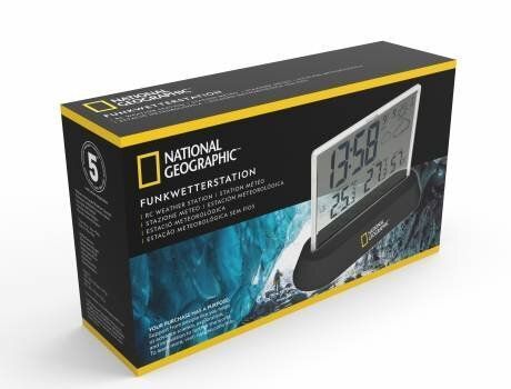 Метеостанция National Geographic Transparent Black 9070300 фото