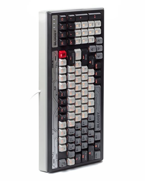 Механическая игровая клавиатура Bloody B950 (Warrior Grey), серая, RGB подсветка клавиш, USB B950 RGB (Warrior Grey) 1606303 фото