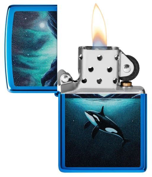 Зажигалка бензиновая Zippo Whale Design (48984) V77550914 фото