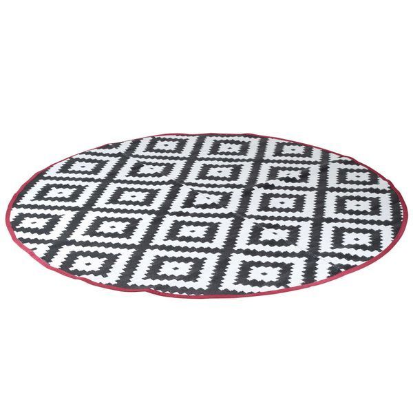 Килимок для пікніка Bo-Camp Falconwood Round Black/White (4271100) DAS301399 фото