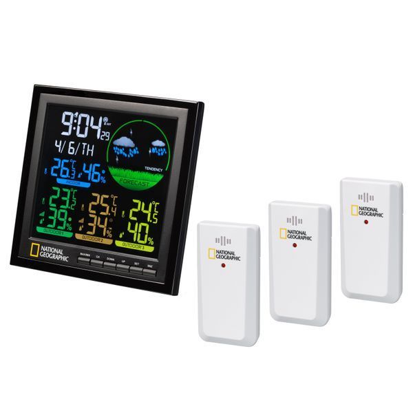 Метеостанція National Geographic VA Colour LCD 3 Sensors (9070700) 929329 фото