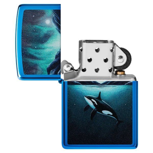Зажигалка бензиновая Zippo Whale Design (48984) V77550914 фото