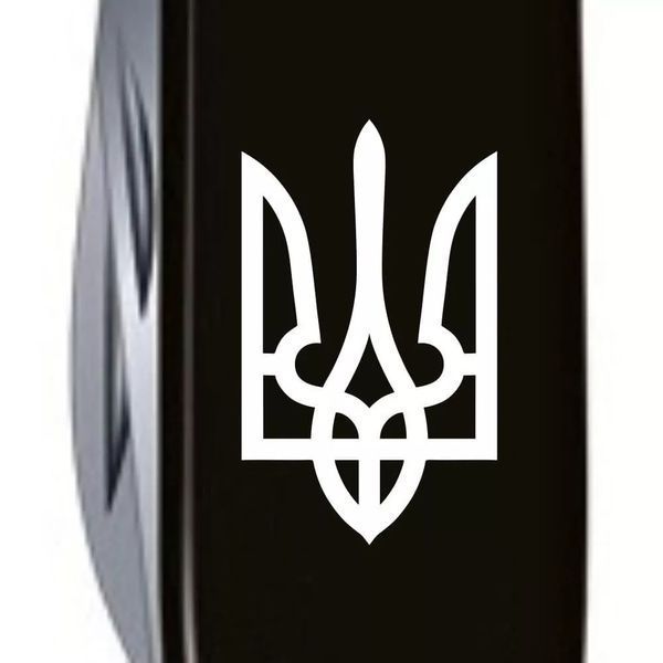 Швейцарський ніж Victorinox Spartan Ukraine 91 мм 12 Тризуб білий (1.3603.3_T0010u) V77553007 фото