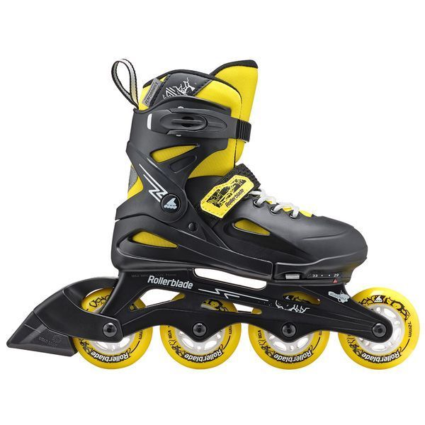 Rollerblade роликові ковзани Fury black-yellow 29-33 29310 фото